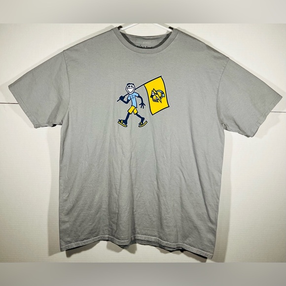Life Is Good Vintage Blue 84 ATLANTA GLADIATORS T Shirt Men’s XL Gray S/S - Picture 1 of 7
